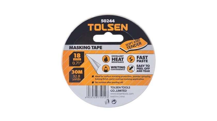 Tolsen tol700-50244 Paper Adhesive Tape 18*30M