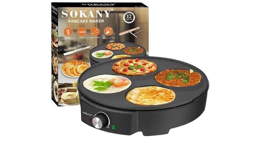 Sokany SK-1003 Pancake Pan 1200W (4-Piece)