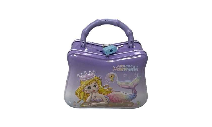 Mermaid Piggy Bank With Lock