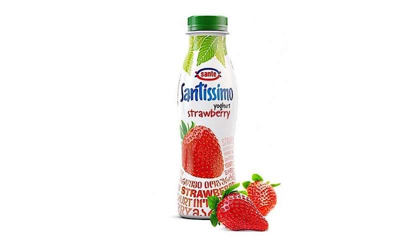 Santissimo Strawberry Drinking Yogurt 590g