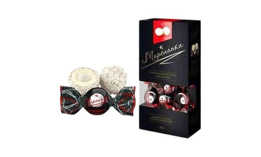 Marsianka Coconut Pudding Cream Flavored Candy 200g