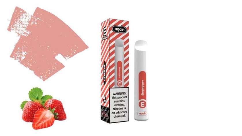 Again Strawberry 0% 1500 Puffs