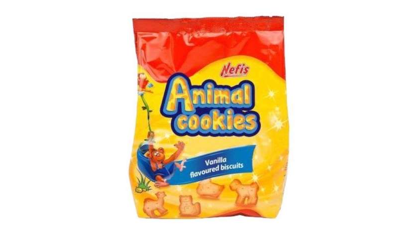 Nefis Animal Cookies with Vanilla Flavor