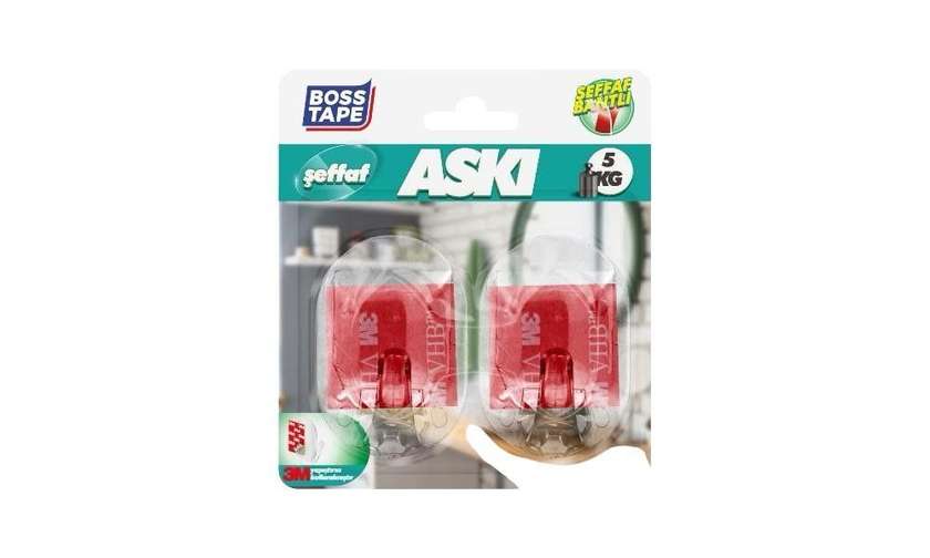 Boss Tape Transparent Hanger 5kg