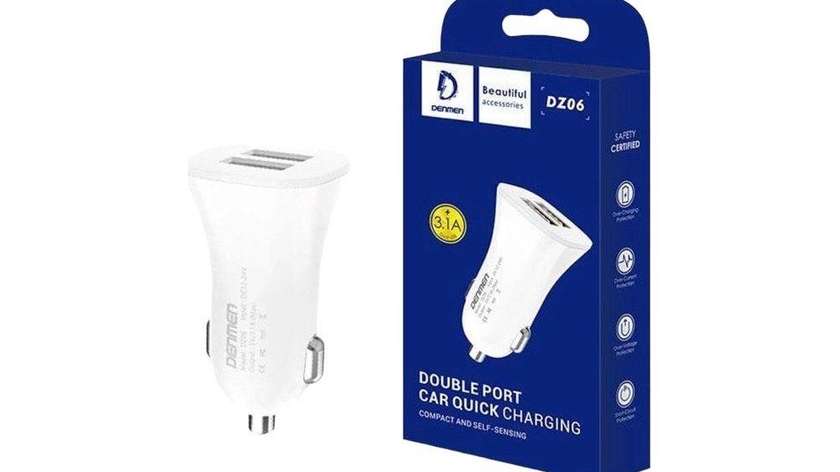 Vdenmenv DZ06 Double Port Car Quick Charging