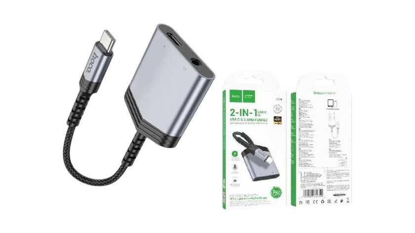 hoco LS39 Type-C to Type-C, 3.5mm Digital Audio Adapter Cable