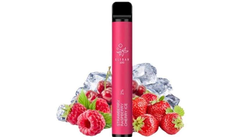 ELFBAR Strawberry Raspberry Cherry Ice 600 Puffs