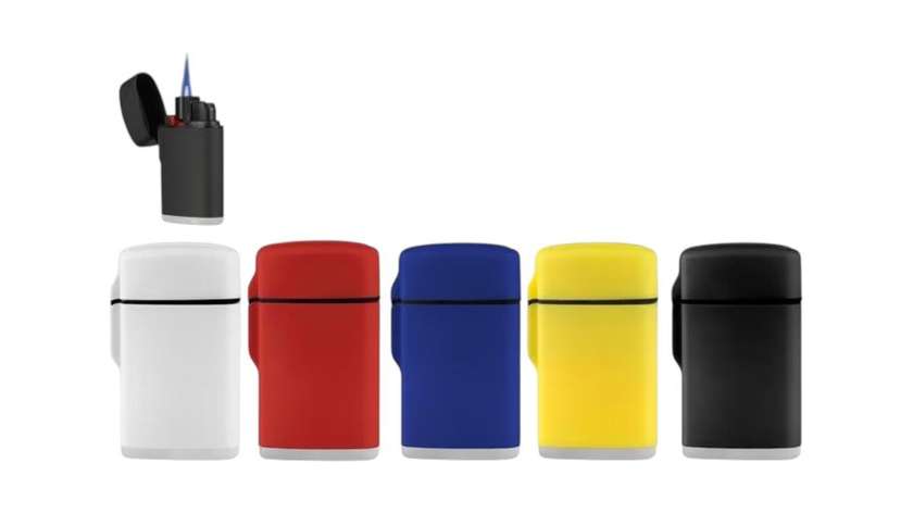 Atomic (Scuba-Metalruber-Jet) Pocket Electric Lighter Metallic (1 pc)