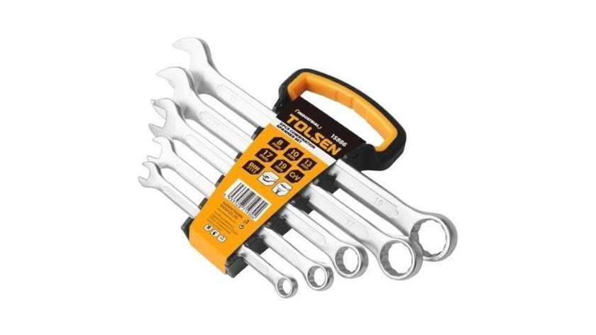 Tolsen tol1954-15886 Combination Wrench Set 5pcs