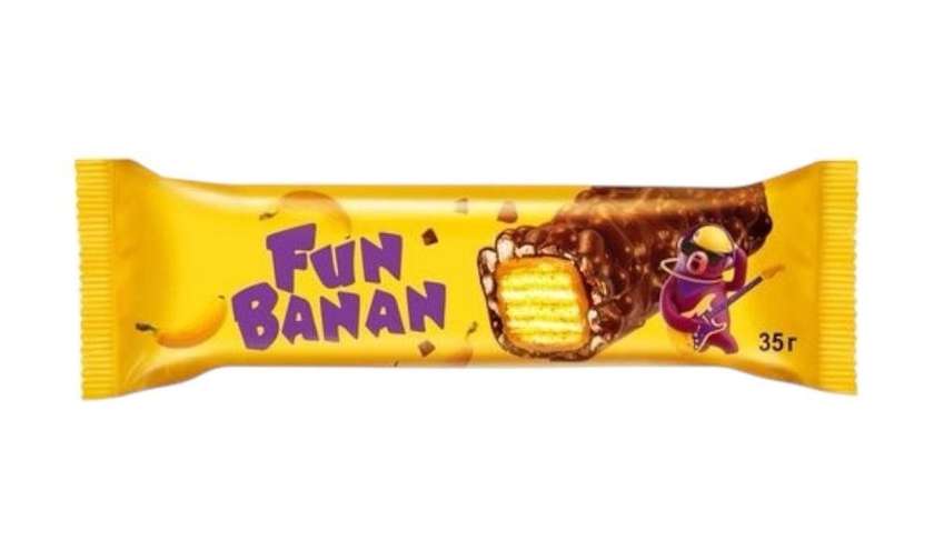 FunBanan Waffle 35gr
