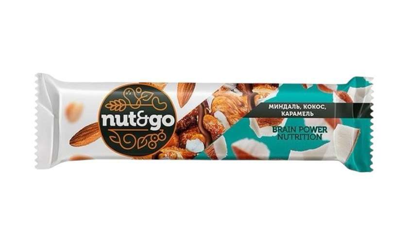 Nut&Go Almond and Coconut Bar 36g