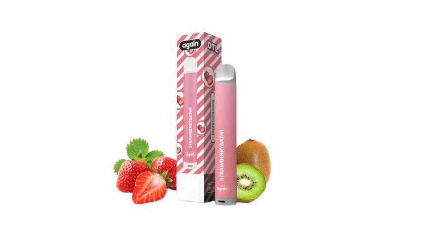 Again Strawberry & Kiwi 500 Puffs