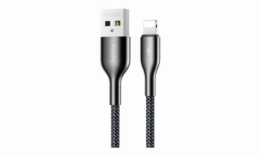 Lightning Cable REMAX RC-092i KINGPIN Series 2.1A Data 1m Black