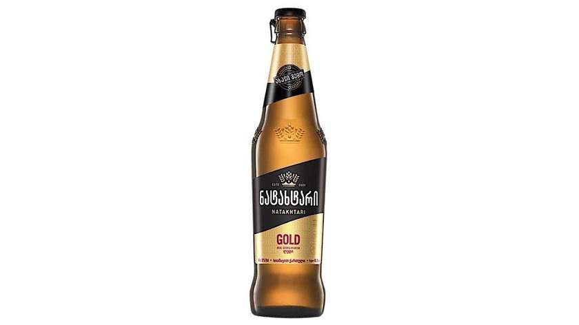Natakhtari Gold Beer 0.5 Glass Bottle