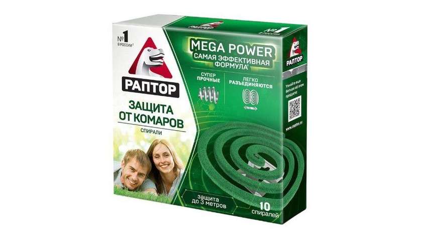 Raptor Anti-Mosquito Coils 10-pack