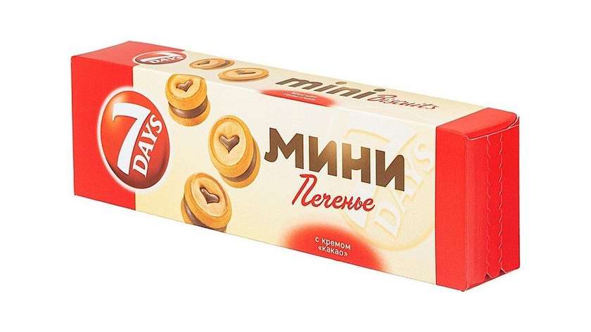 7days Cocoa Cream Biscuits 100g