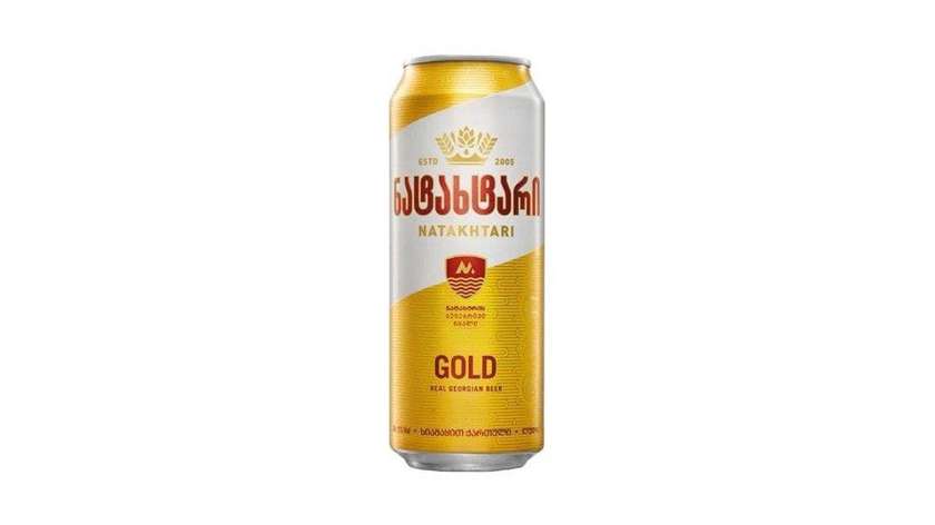 Natakhtari Gold Beer 0.5L Can