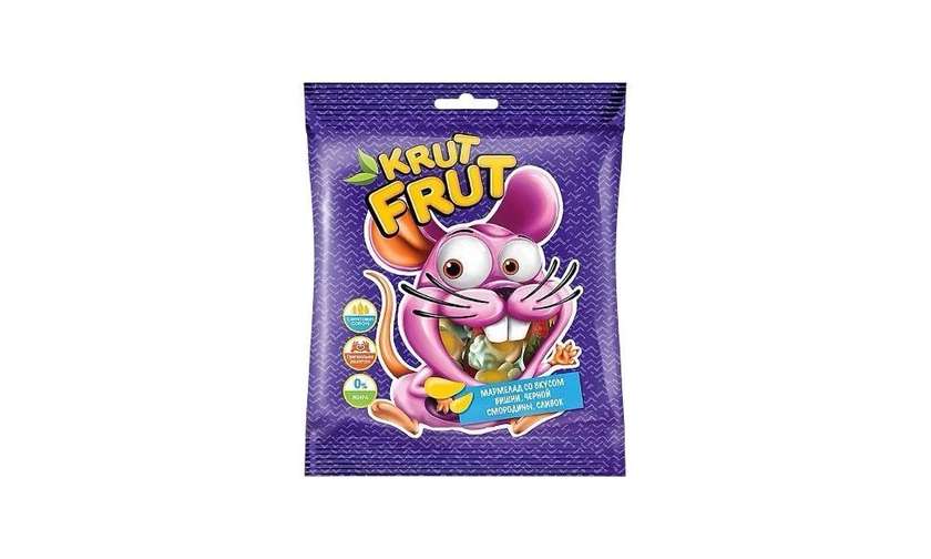 Krut Fruit Chewy Marmalade Funny Mice 100g