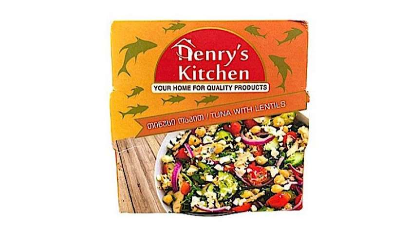Henry’s Kitchen Tuna with Lentils 160g