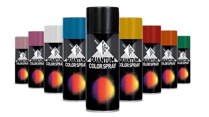 Elastotel Black Gloss Paint Spray 400ml