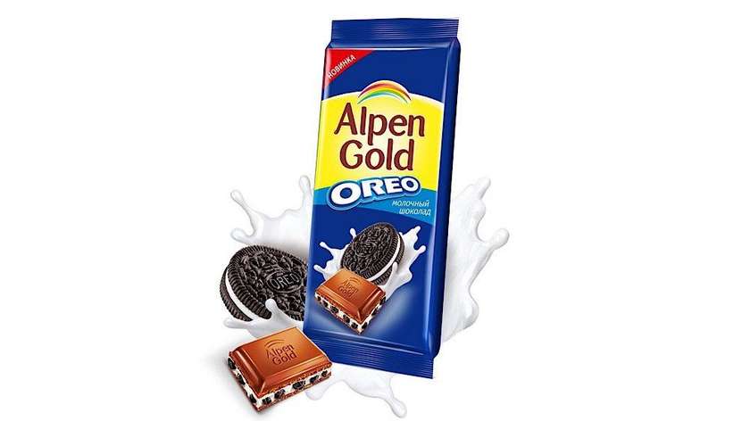 Alpen Gold Oreo Milk Chocolate with Filling and Cookies 90g