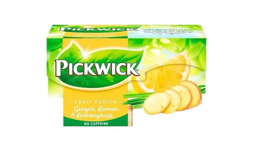 Pickwick Fruit Fusion Tea with Ginger and Lemon Flavor 40g