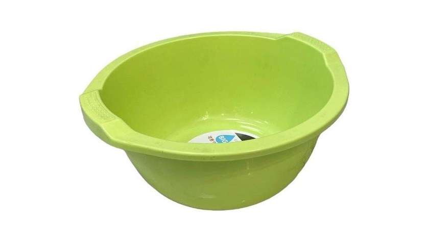 High green plastic tub