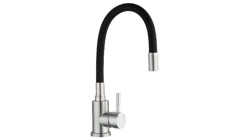 KETTLER-84582 KT3047SB-9 Kitchen Mixer With Silicone Spout Black Alessia 304