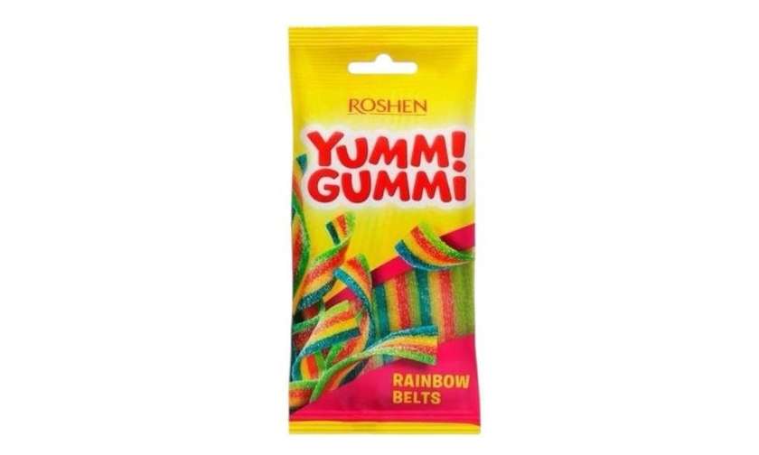 Yumm! Gummi Rainbow Belts 70gr
