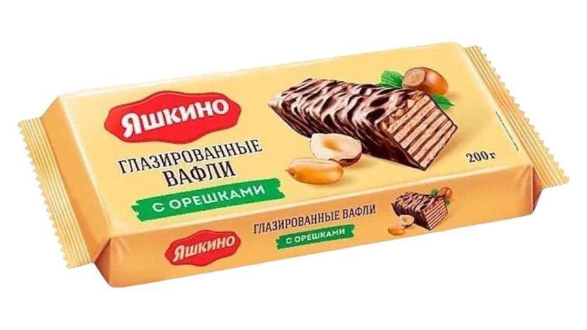 Yashkino Waffle with Hazelnut 200g