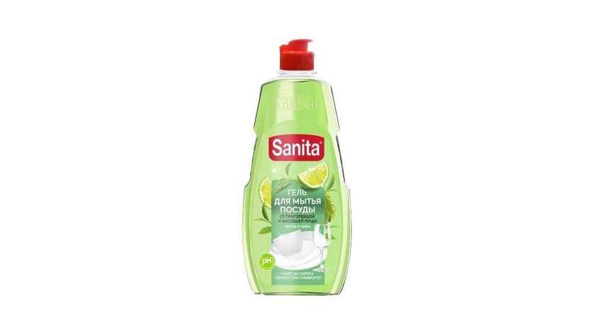 Sanita Dishwashing Liquid Matcha & Lime 450g