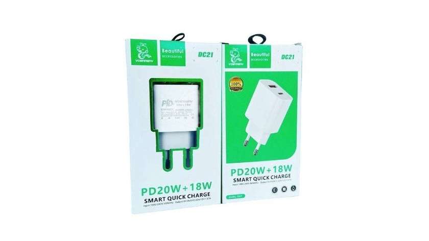 Vdenmenv DC21 PD20W + 18W Smart Quick Charge
