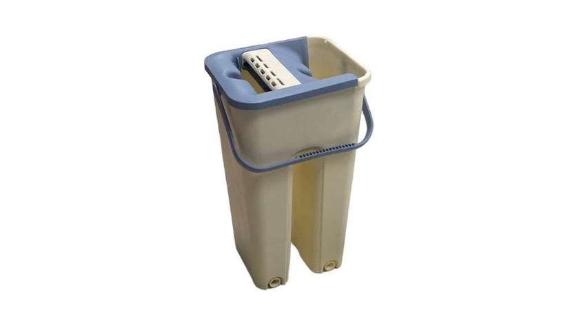 Small Plastic Bucket with Mop