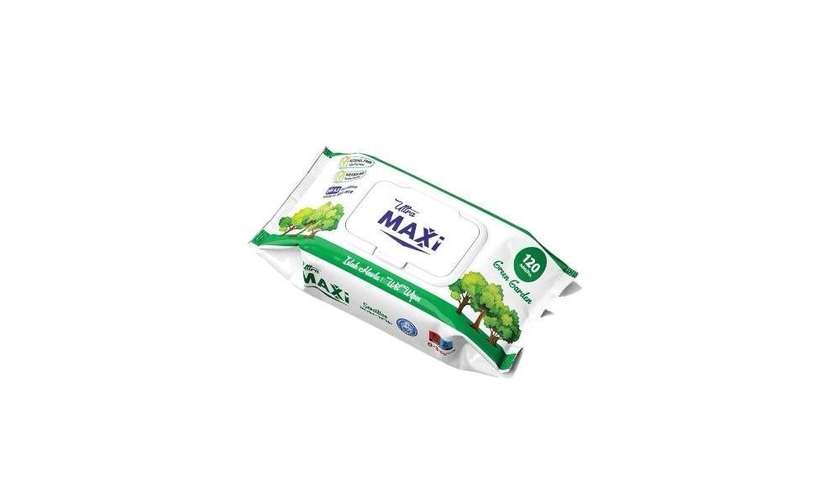 Maxi Green Garden Wet Wipes 120pcs