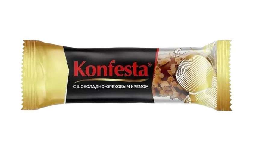 Konfesta chocolate hazelnut filled candy 300g (by weight)