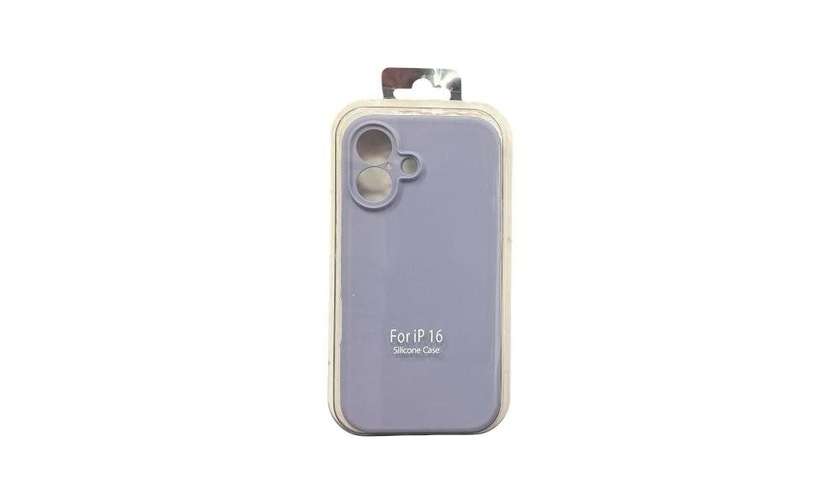 Alcantara Case for iPhone 16, Grey