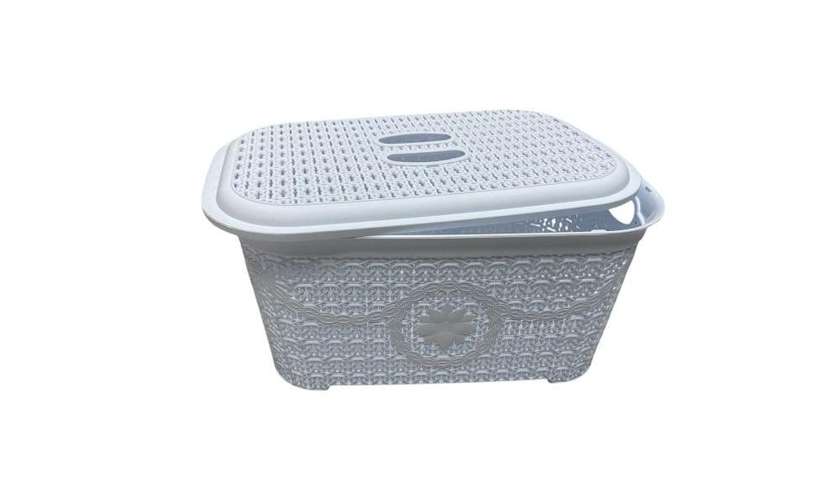 Large White Basket
