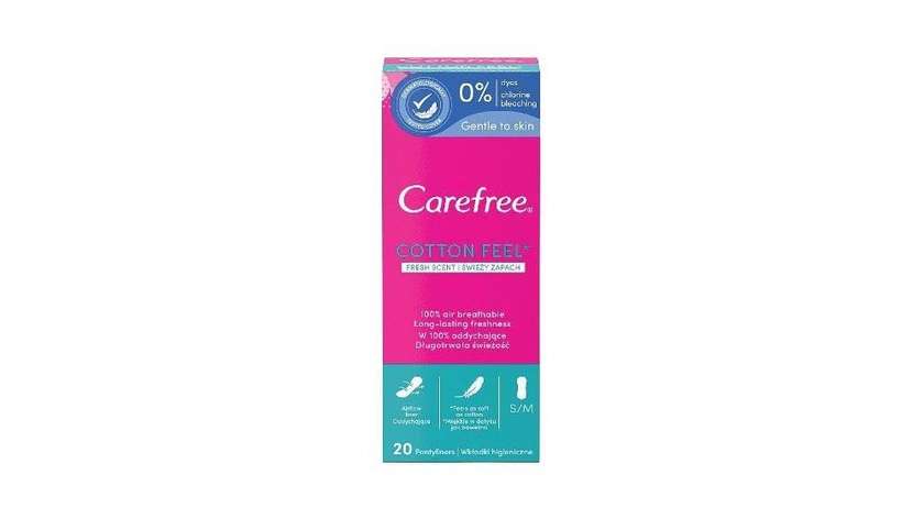 Carefree Cotton Feel Fresh 20 Count