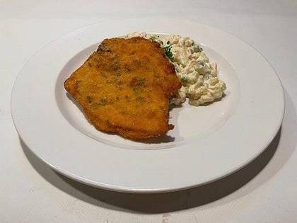 1) Smažený kuřecí řízek