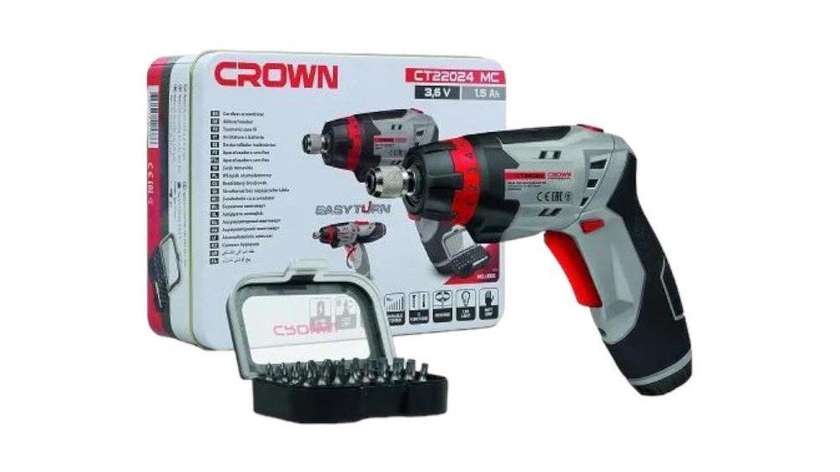 Crown ct22024 Electric Screwdriver with Interchangeable Bits