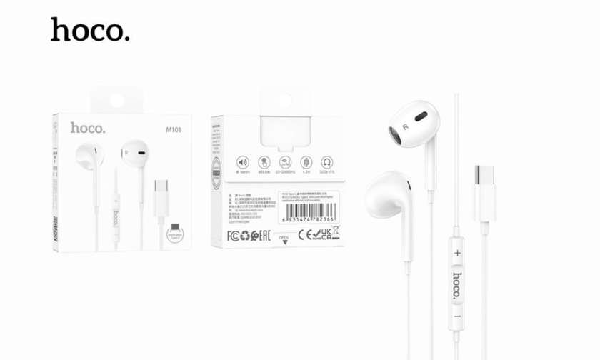 Hoco. M101 Crystal Joy Type-C Wired Earphone