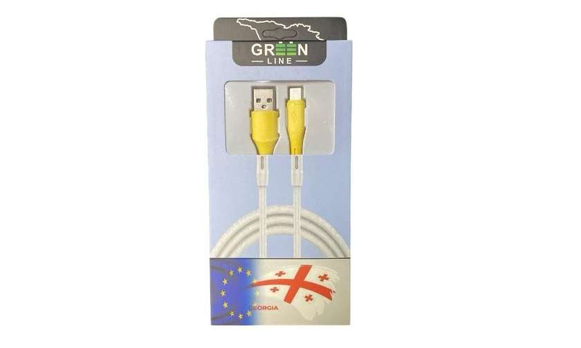 Green Line USB to Type-C Cable 1m