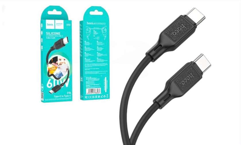 HOCO. Cable Type-C to Type-C “X90 Cool” PD 60W fast charge