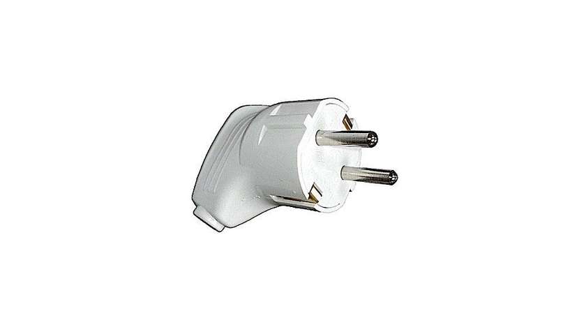 Bent White Electric Fork
