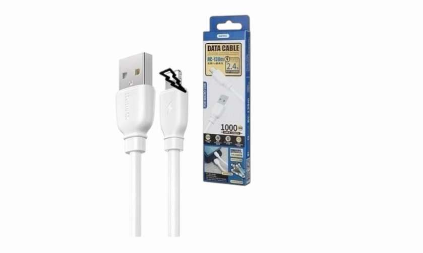 REMAX Suji Pro 2.4A data cable RC-138i White