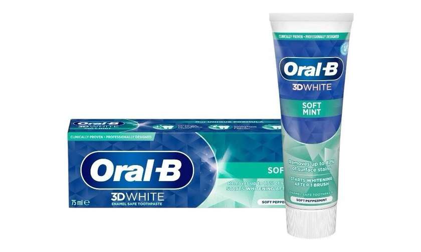Oral-B pro-3D white Gentle Mint toothpaste 75ml