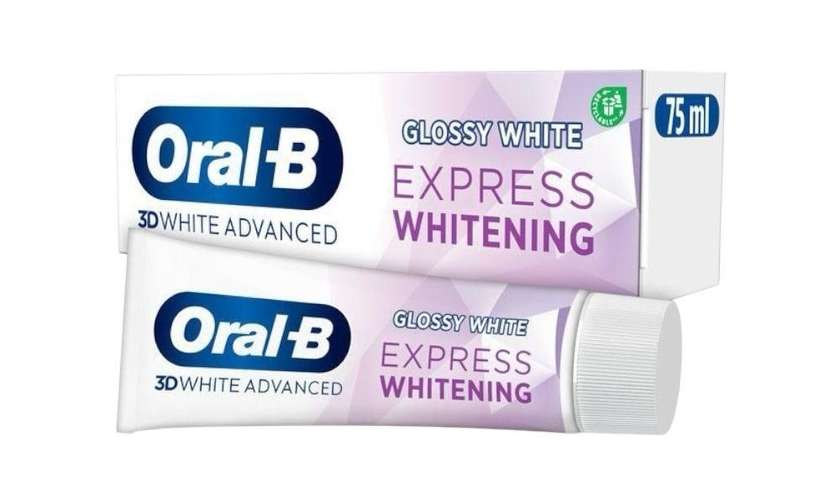 Oral B Express Whitening Glossy White Toothpaste 75ml