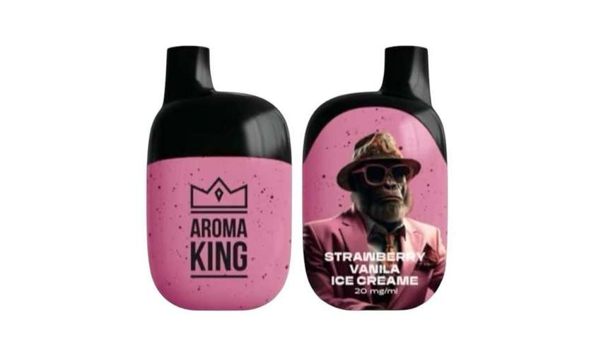 Aroma King Strawberry Vanilla Ice Cream 1200 Puffs