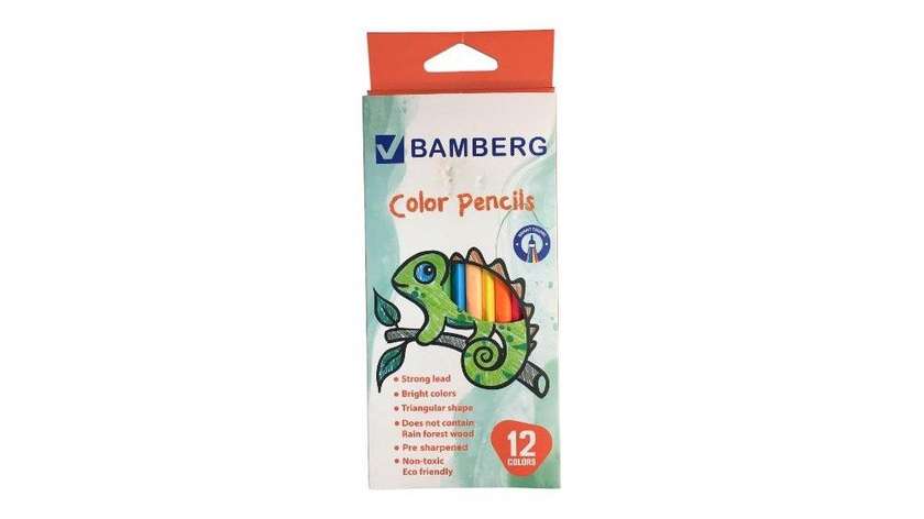 Bamberg Color Pencils, 12 Colors