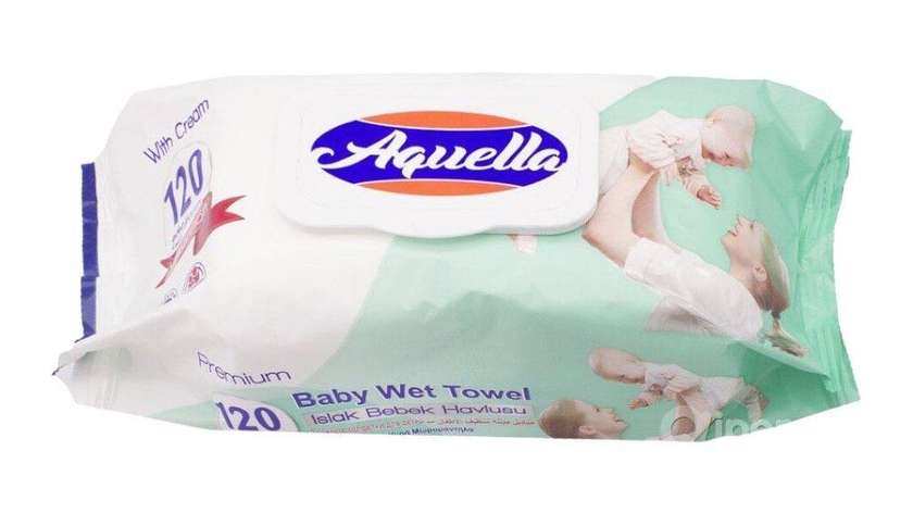 Aquella wet wipes 120 pcs